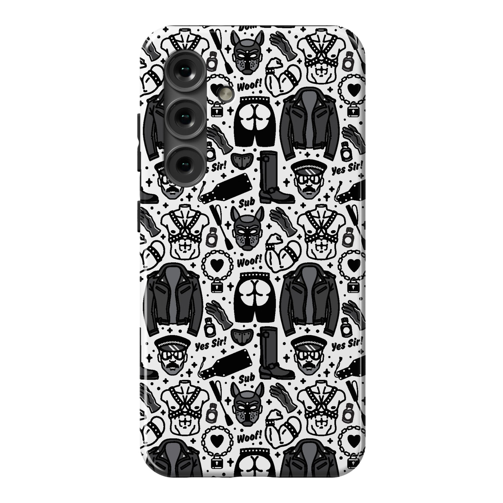 Leather Daddy Pattern Phone Case
