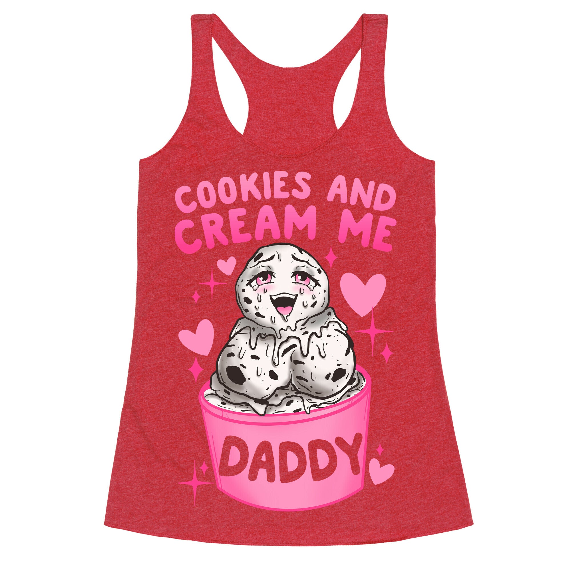 Cookies and Cream Me Daddy Racerback Tank