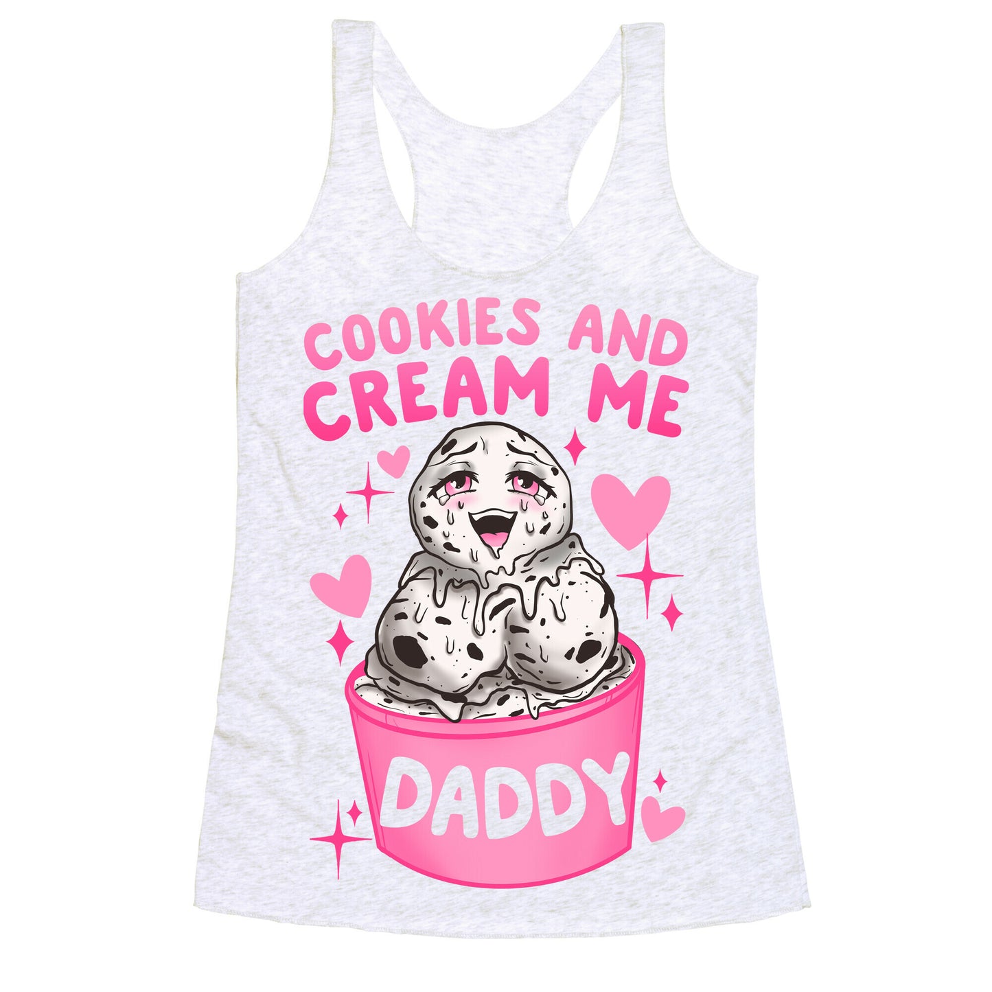 Cookies and Cream Me Daddy Racerback Tank