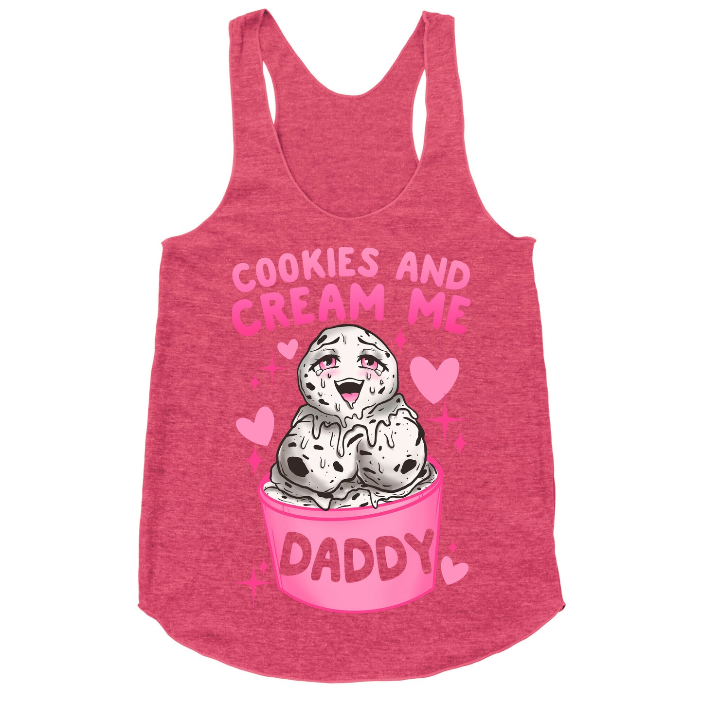 Cookies and Cream Me Daddy Racerback Tank