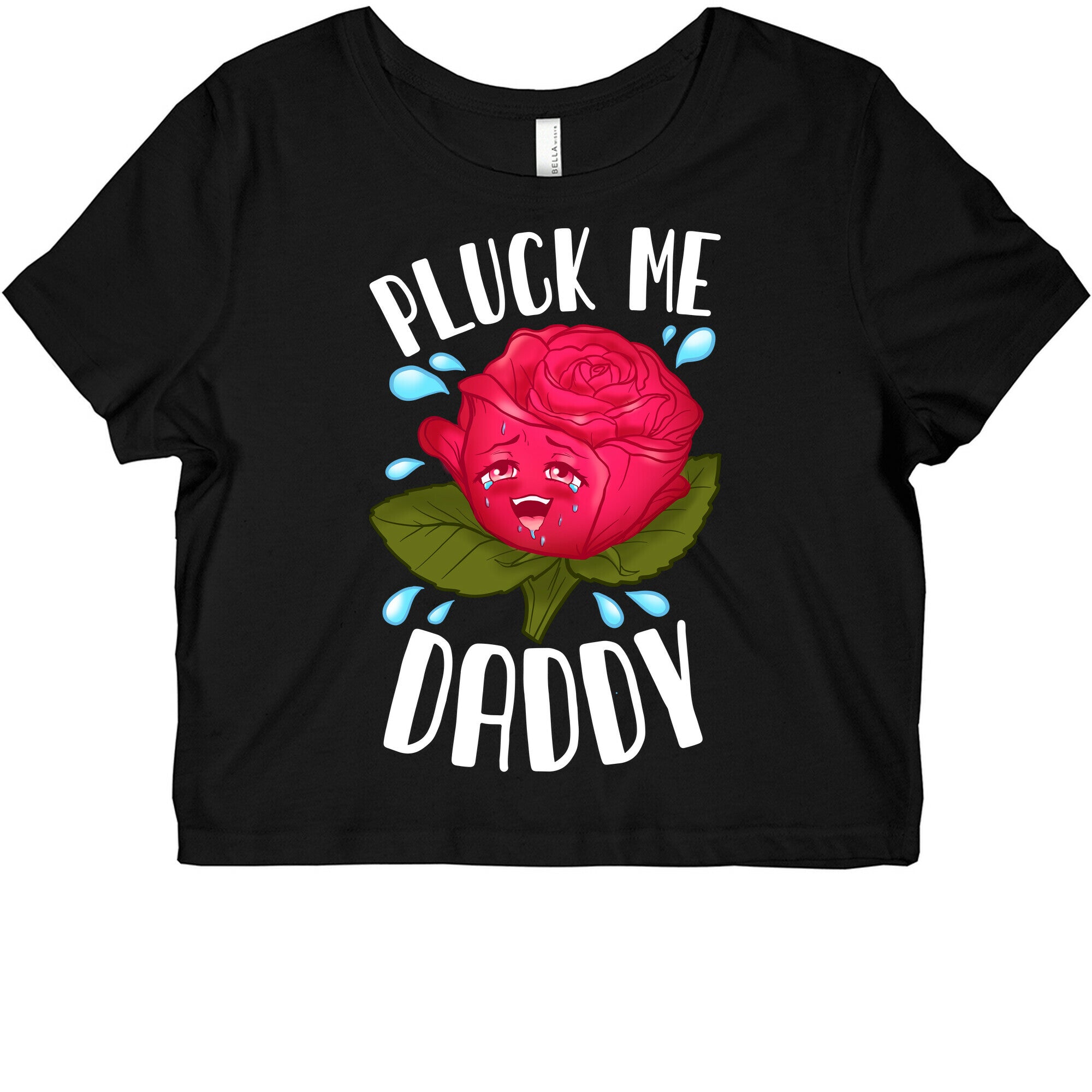 Pluck Me Daddy Rose Graphic Baby Tee