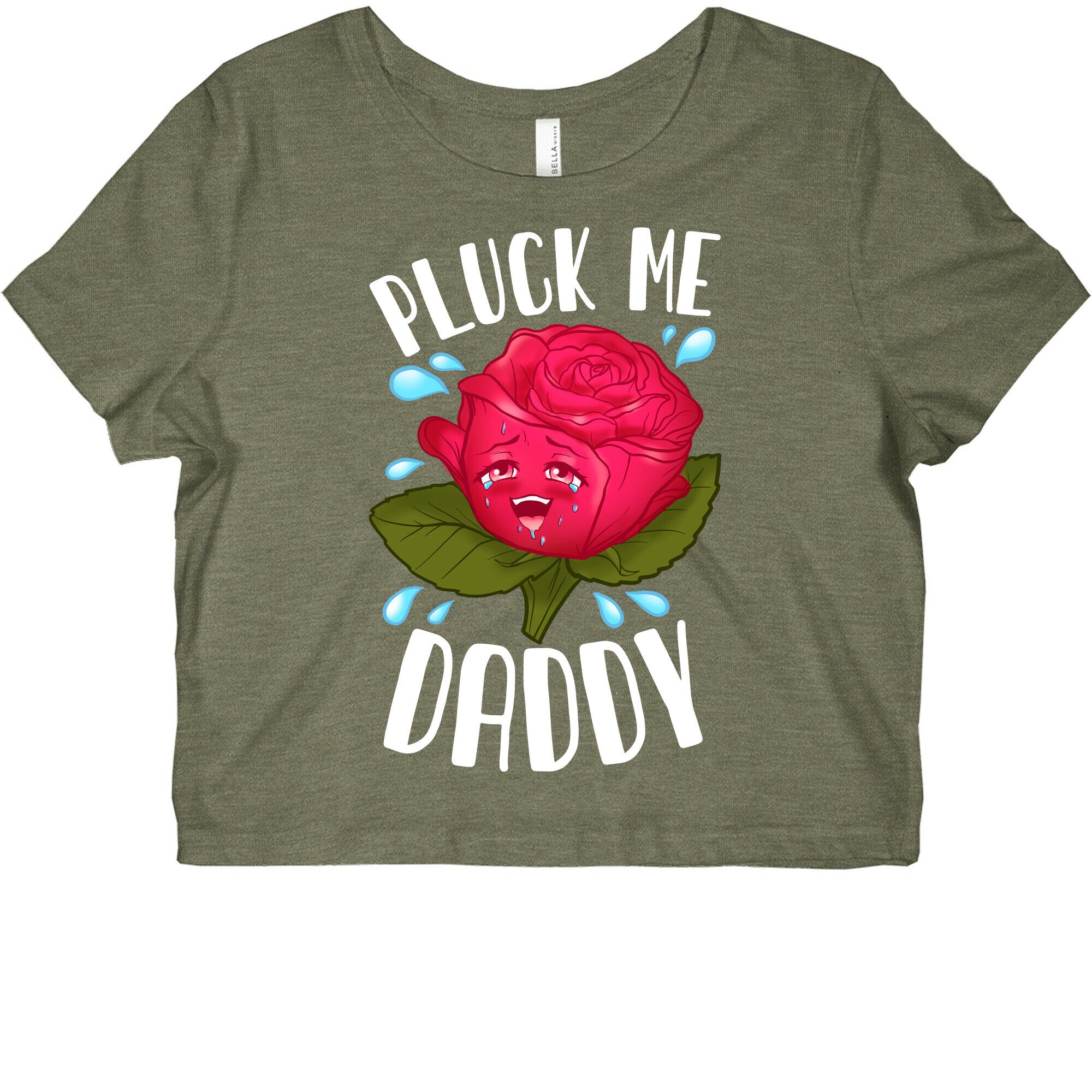 Pluck Me Daddy Rose Graphic Baby Tee