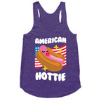 American Hottie (Hot Dog) Racerback Tank