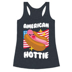 American Hottie (Hot Dog) Racerback Tank