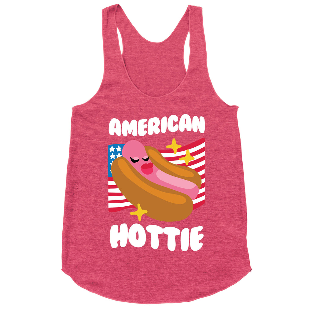 American Hottie (Hot Dog) Racerback Tank