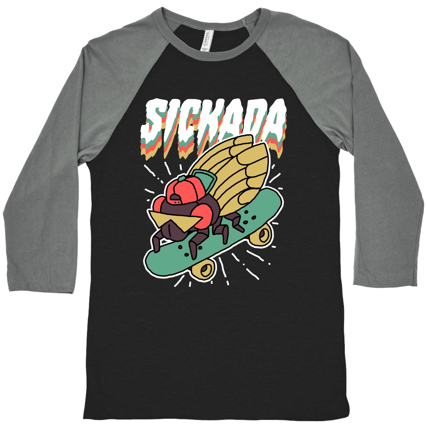 SICKada Cicada Baseball Tee