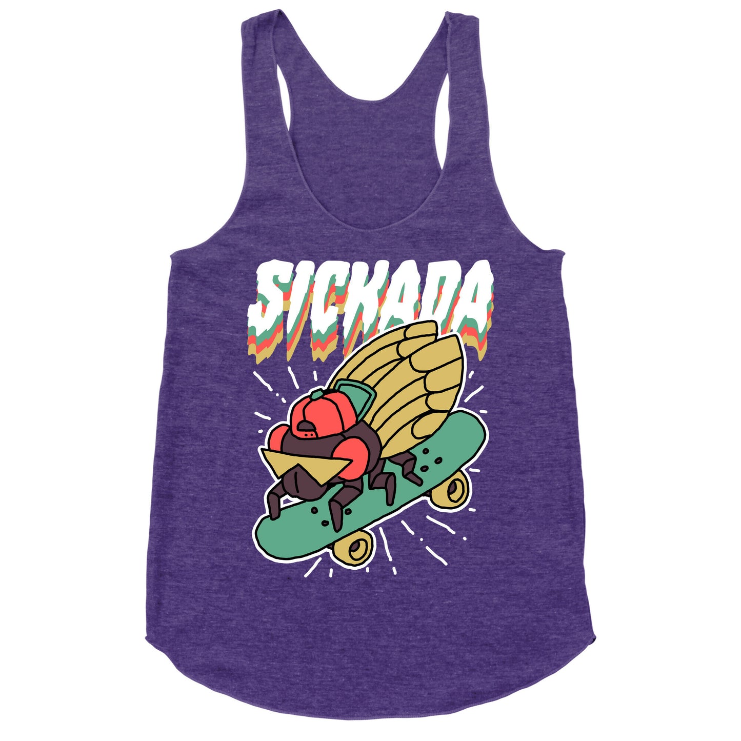 SICKada Cicada Racerback Tank