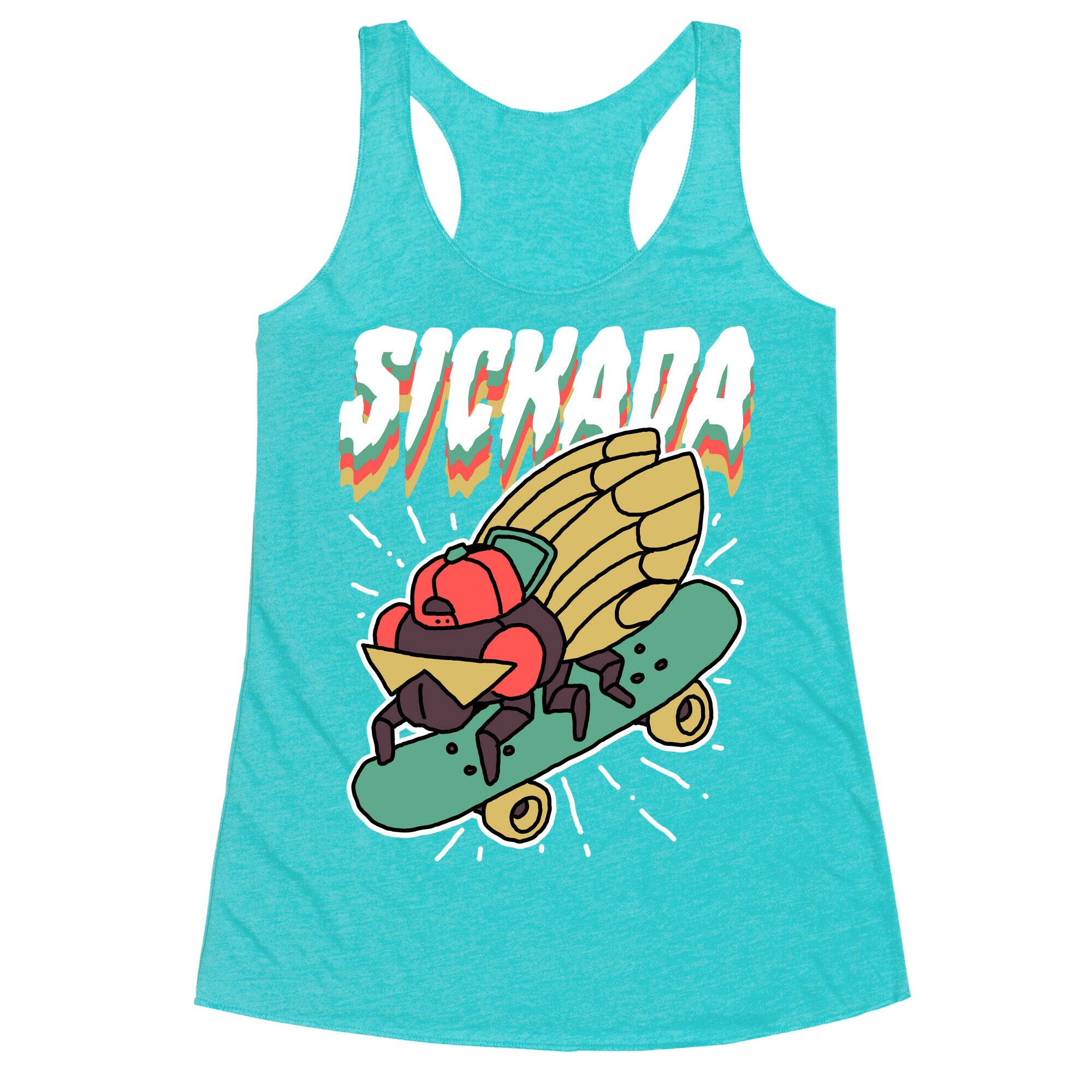 SICKada Cicada Racerback Tank
