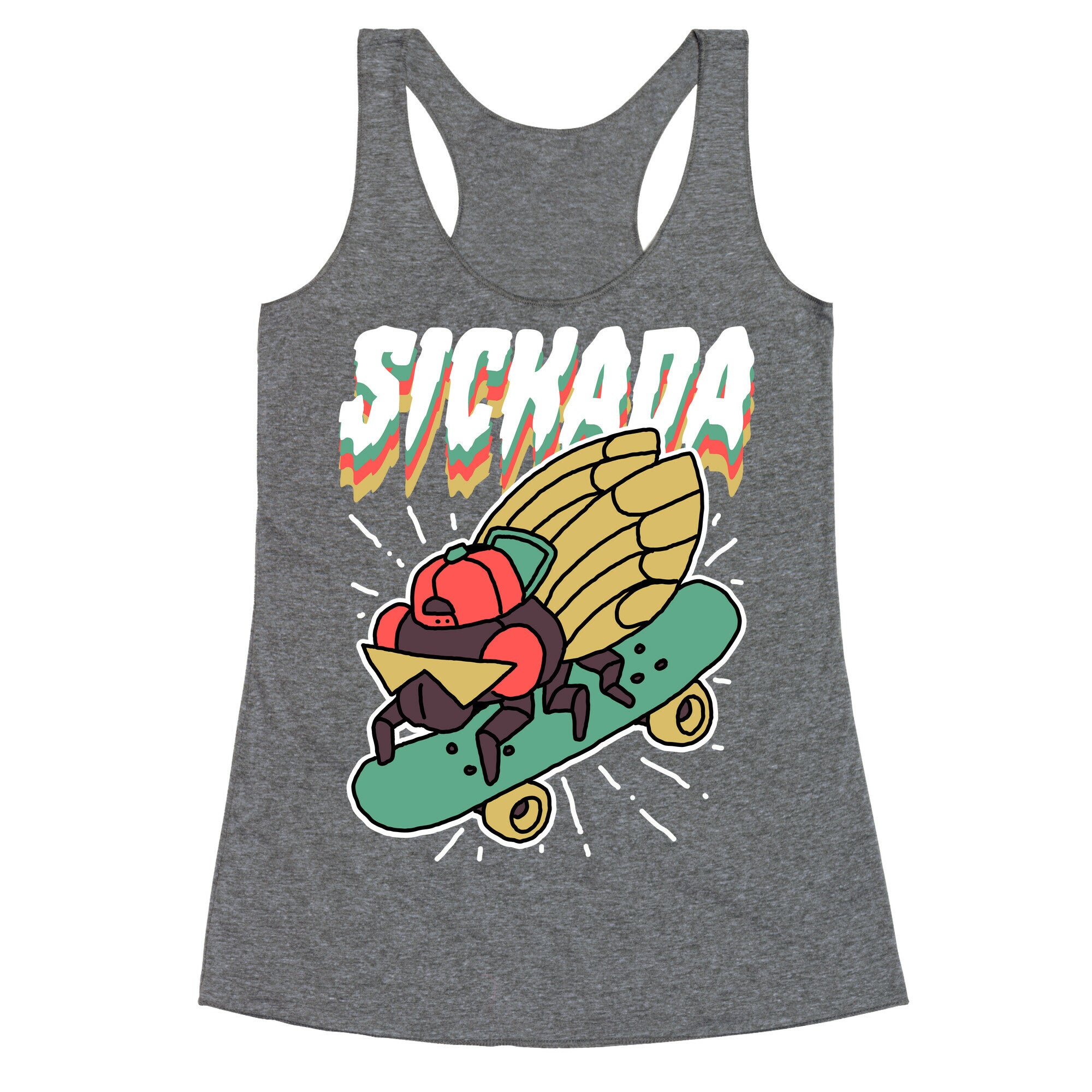 SICKada Cicada Racerback Tank