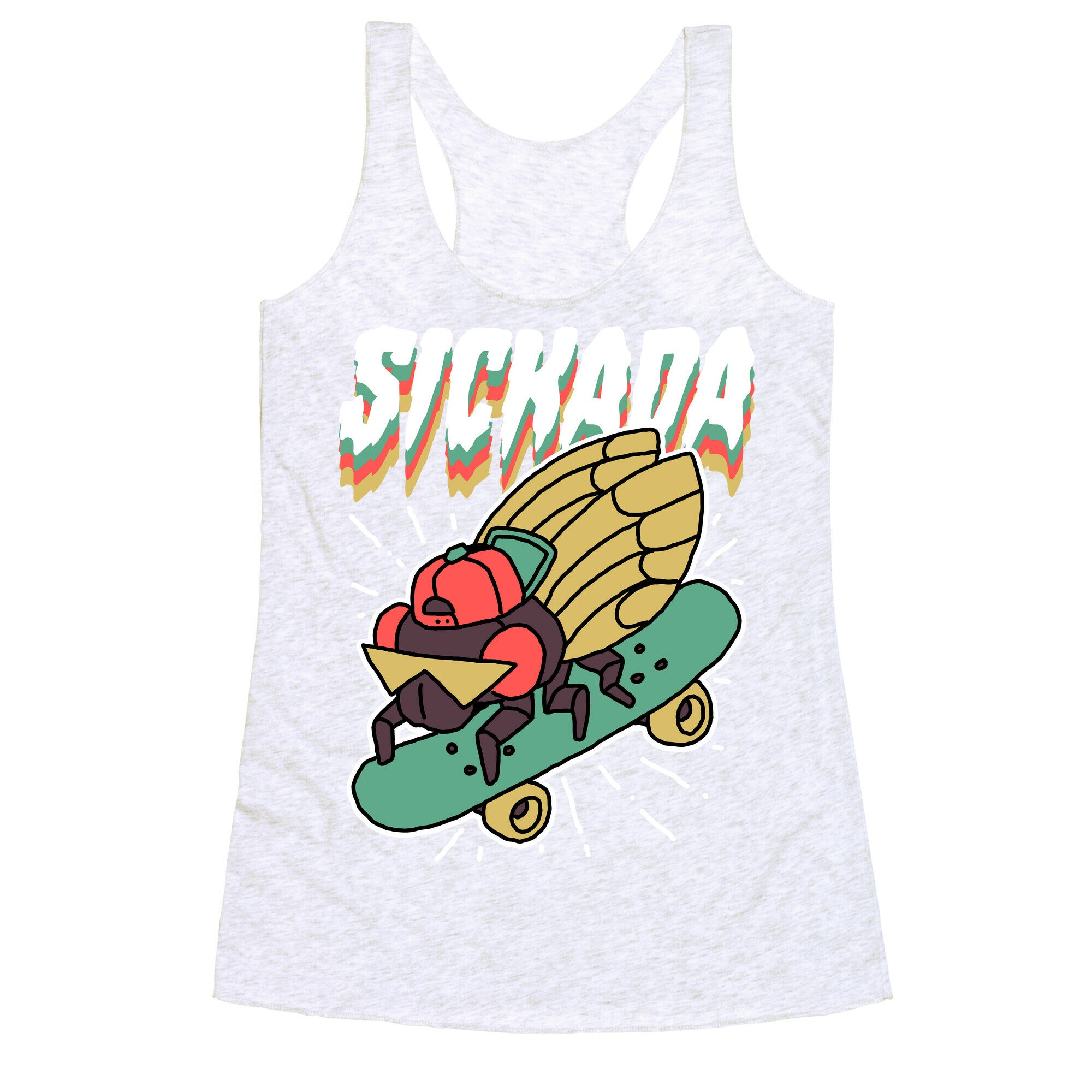 SICKada Cicada Racerback Tank