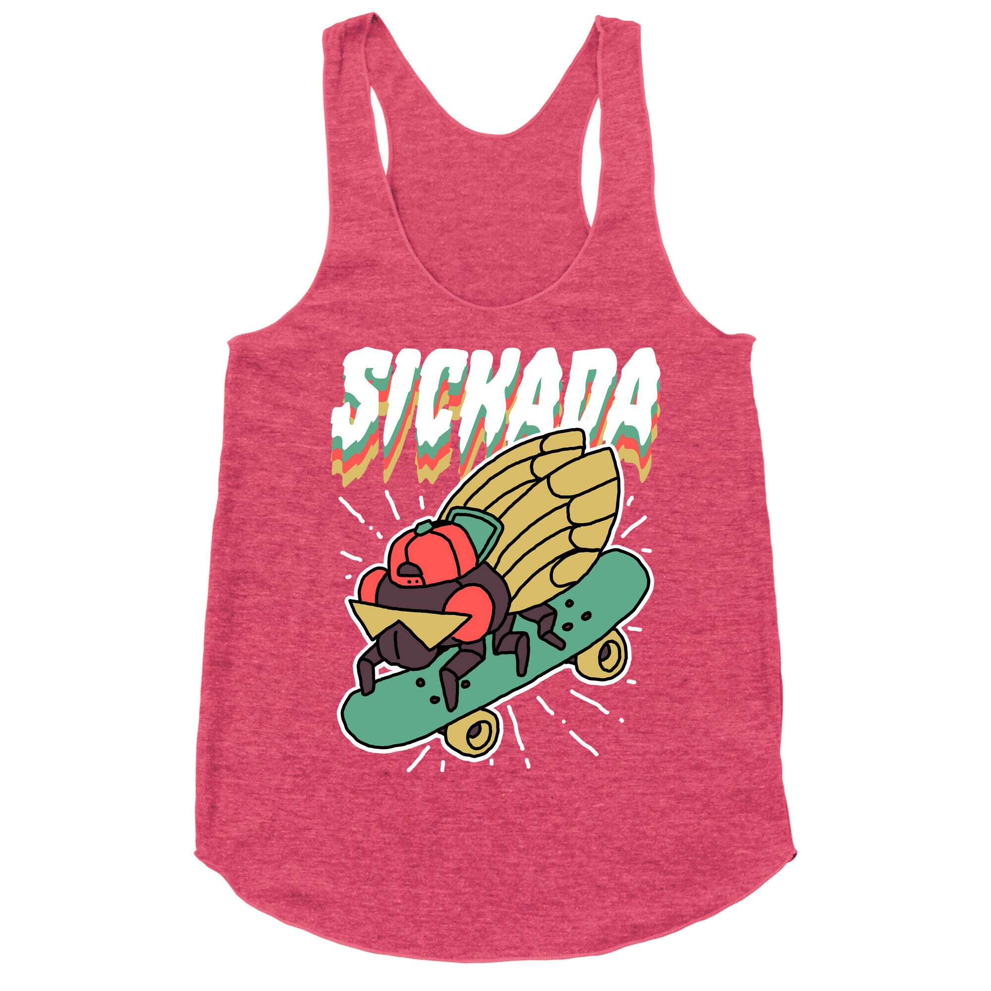 SICKada Cicada Racerback Tank