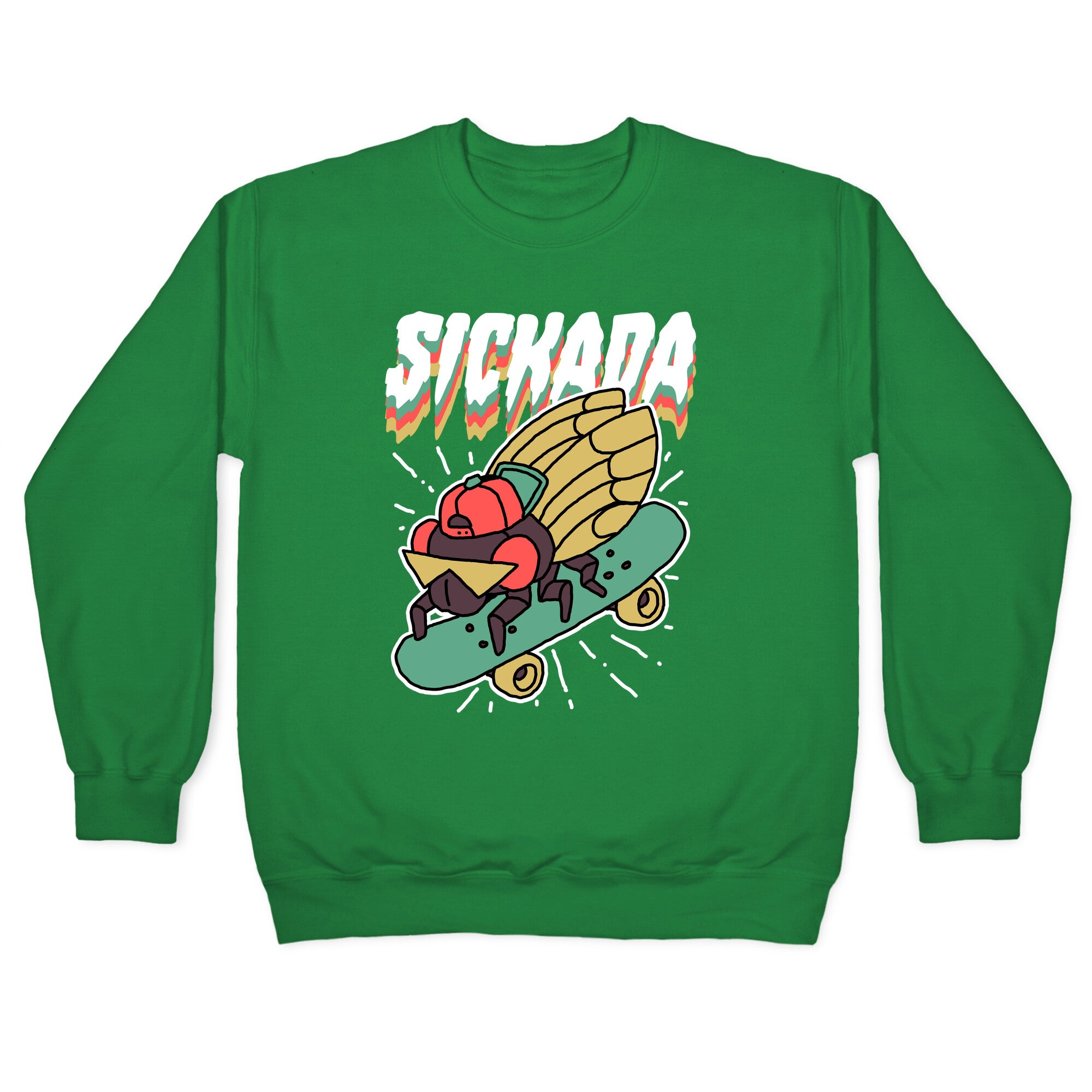SICKada Cicada Crewneck Sweatshirt