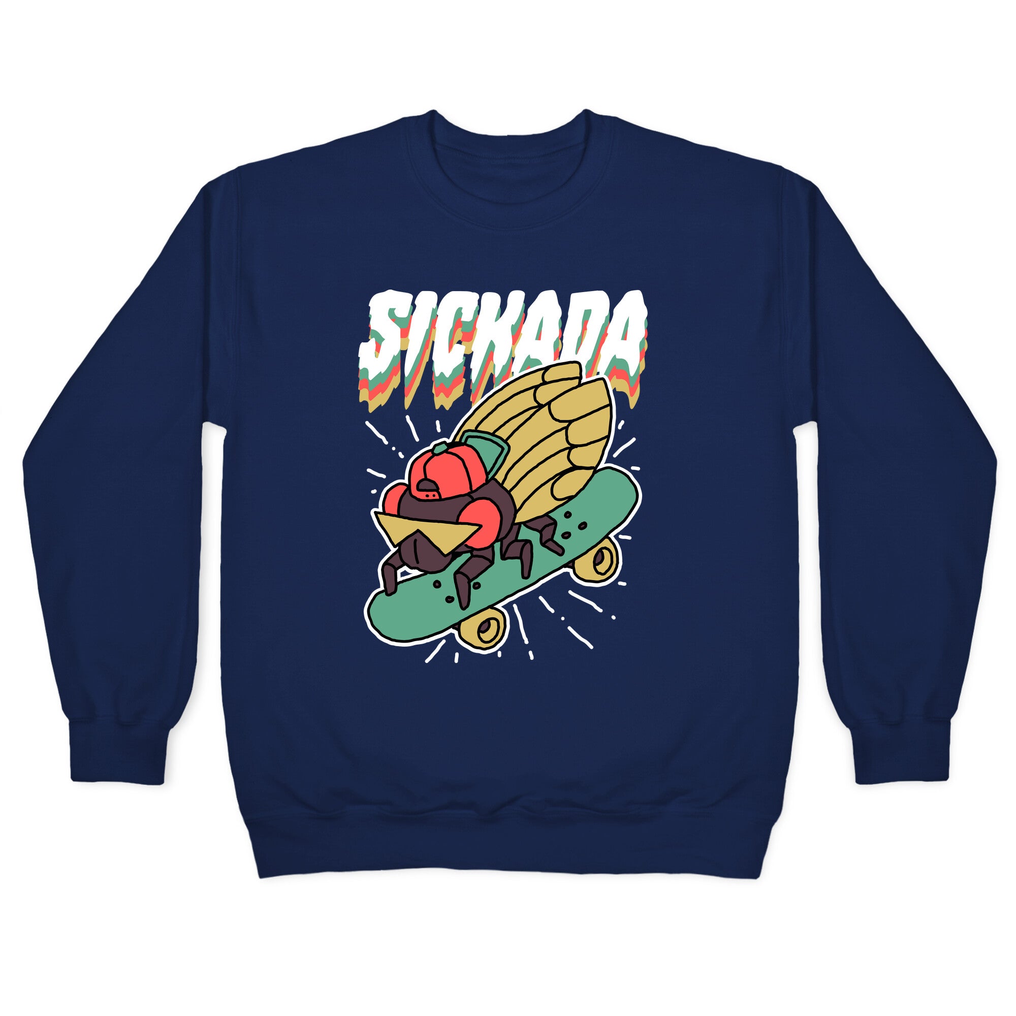 SICKada Cicada Crewneck Sweatshirt