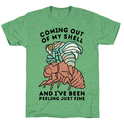 Coming Out of My Shell Unisex Triblend Tee