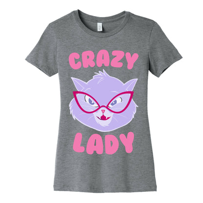Crazy Cat Lady Women's Cotton Tee