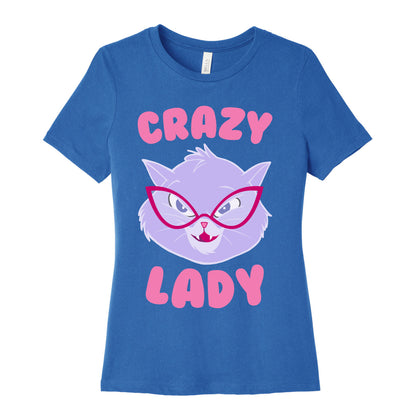 Crazy Cat Lady Women's Cotton Tee
