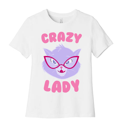Crazy Cat Lady Women's Cotton Tee