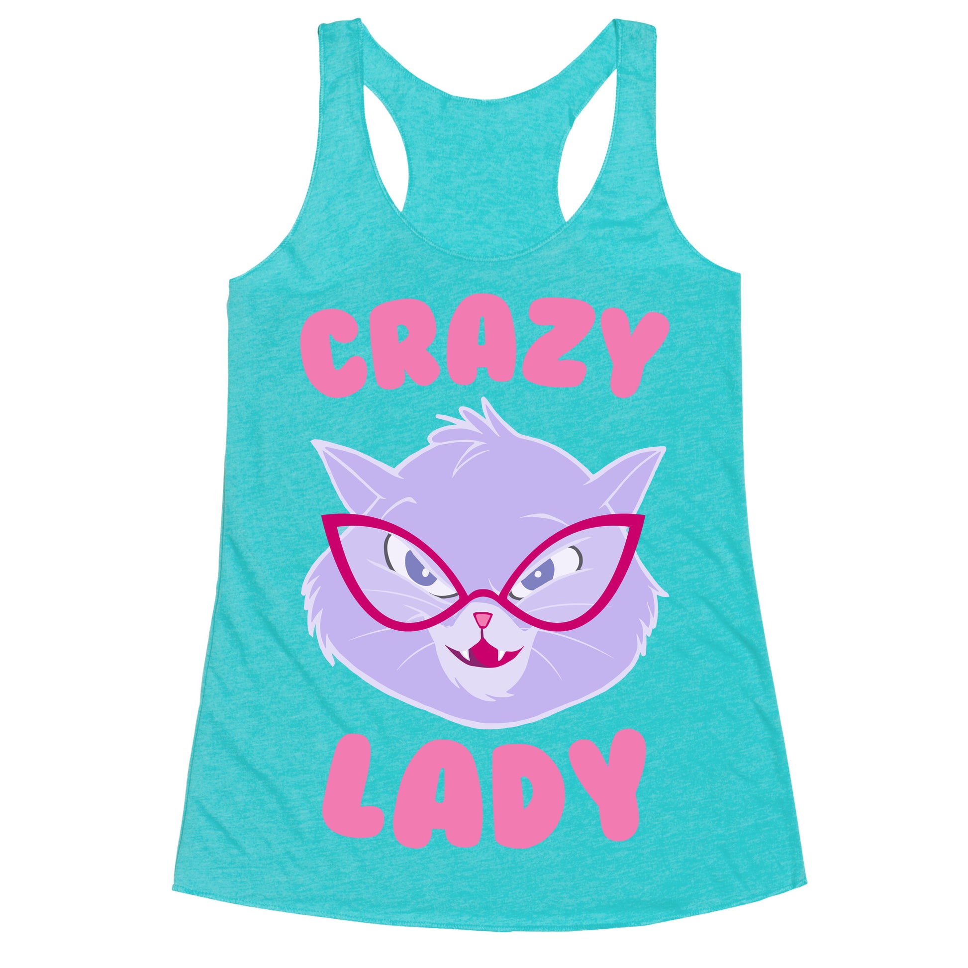 Crazy Cat Lady Racerback Tank