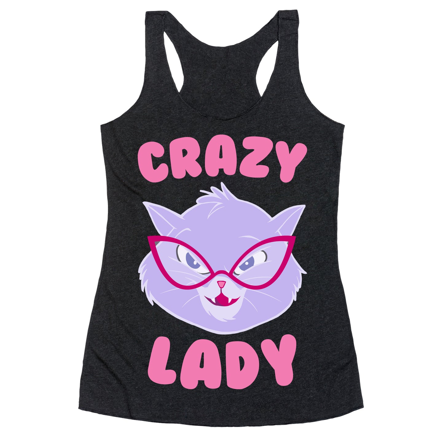 Crazy Cat Lady Racerback Tank