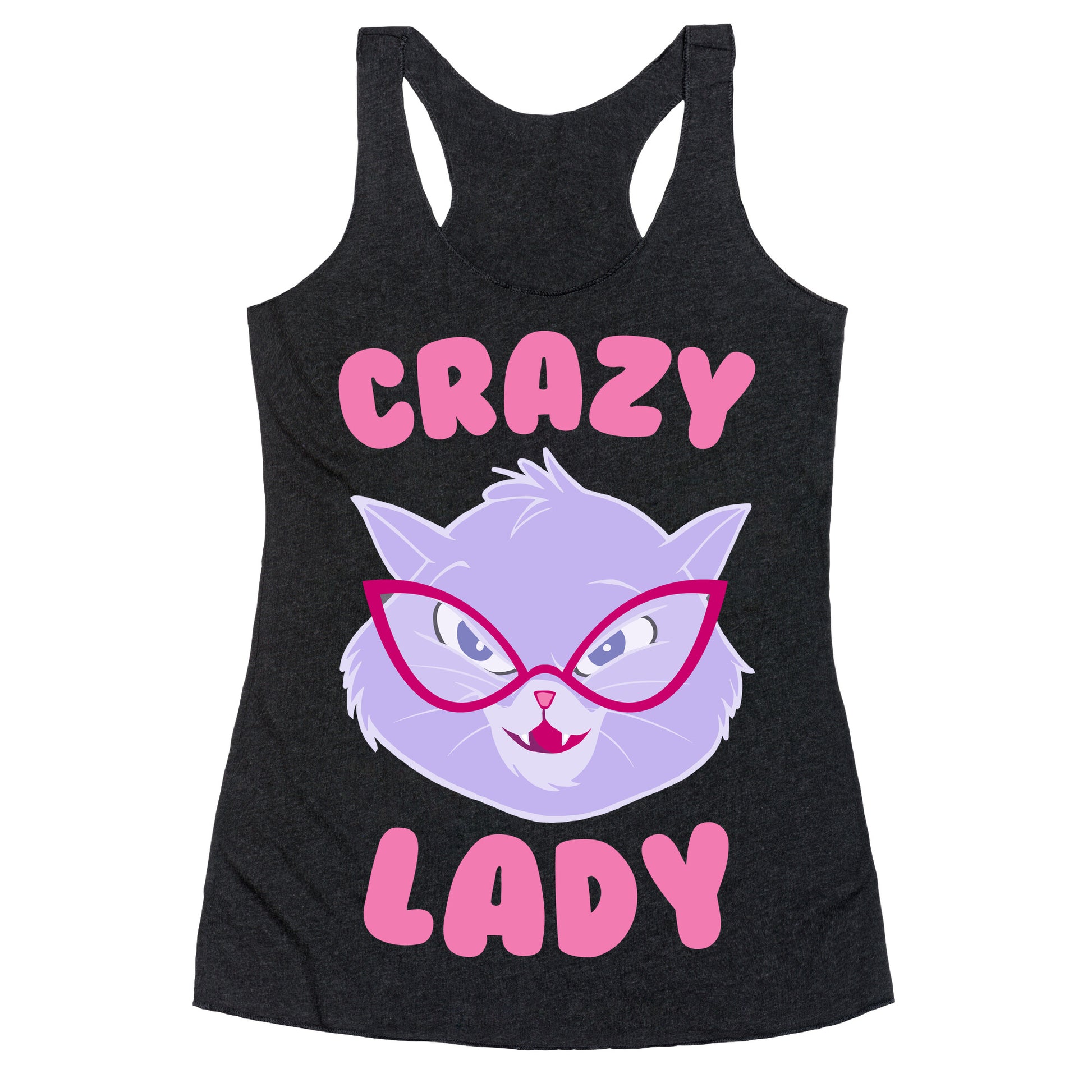 Crazy Cat Lady Racerback Tank