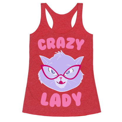 Crazy Cat Lady Racerback Tank