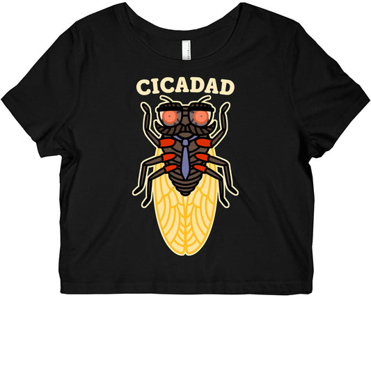 CicaDad Dad Cicada Graphic Baby Tee