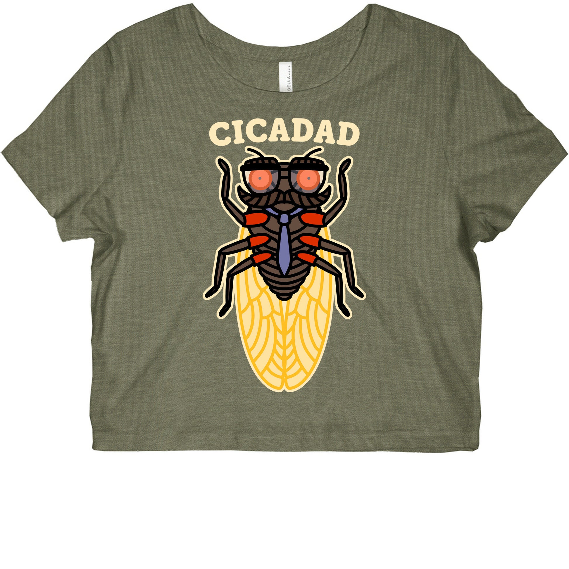CicaDad Dad Cicada Graphic Baby Tee