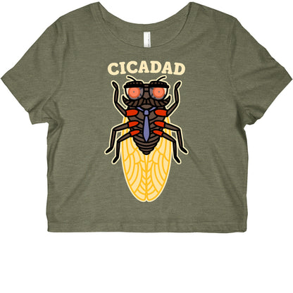 CicaDad Dad Cicada Graphic Baby Tee
