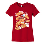 Penis Pastries Pattern Women's Cotton Tee