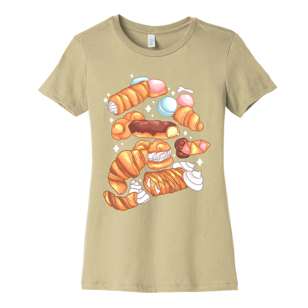 Penis Pastries Pattern Women's Cotton Tee