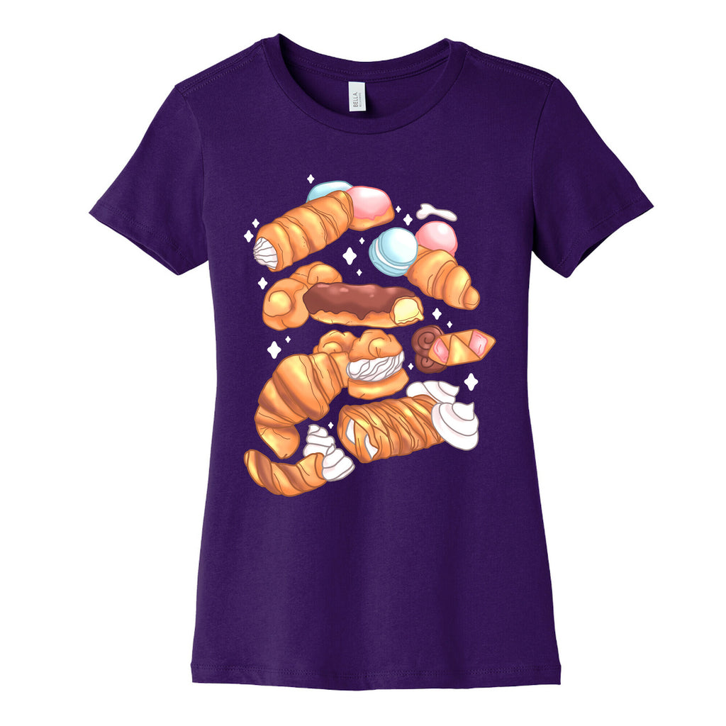 Penis Pastries Pattern Women's Cotton Tee