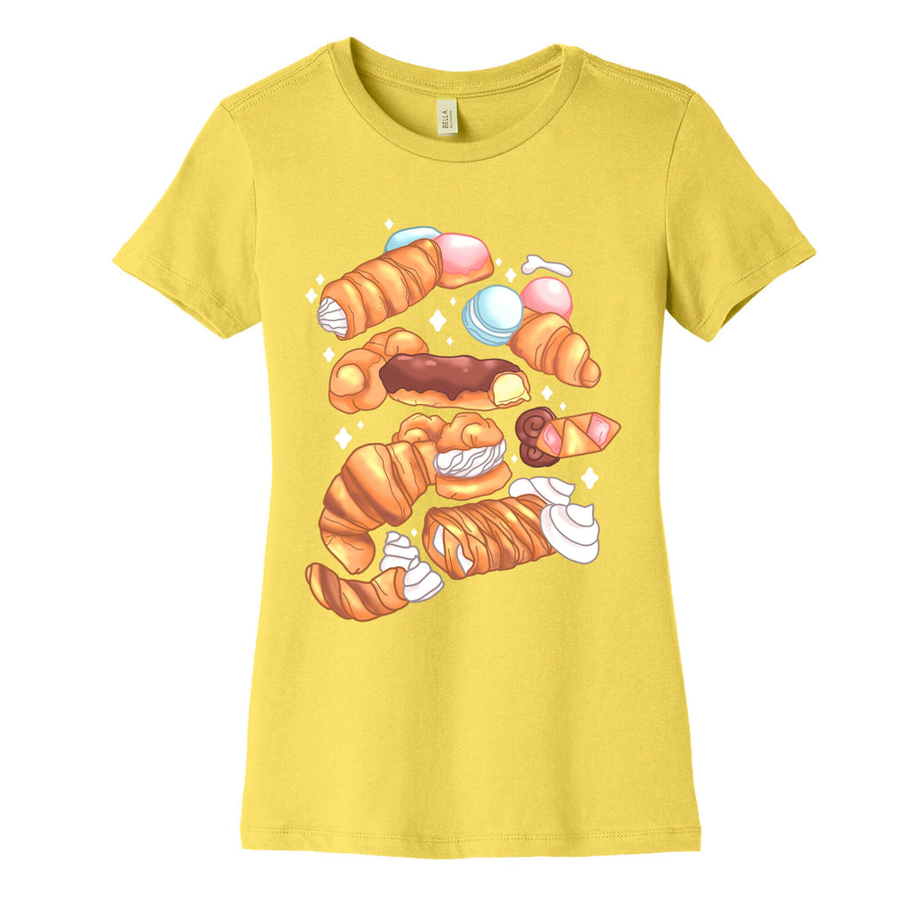 Penis Pastries Pattern Women's Cotton Tee