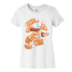 Penis Pastries Pattern Women's Cotton Tee