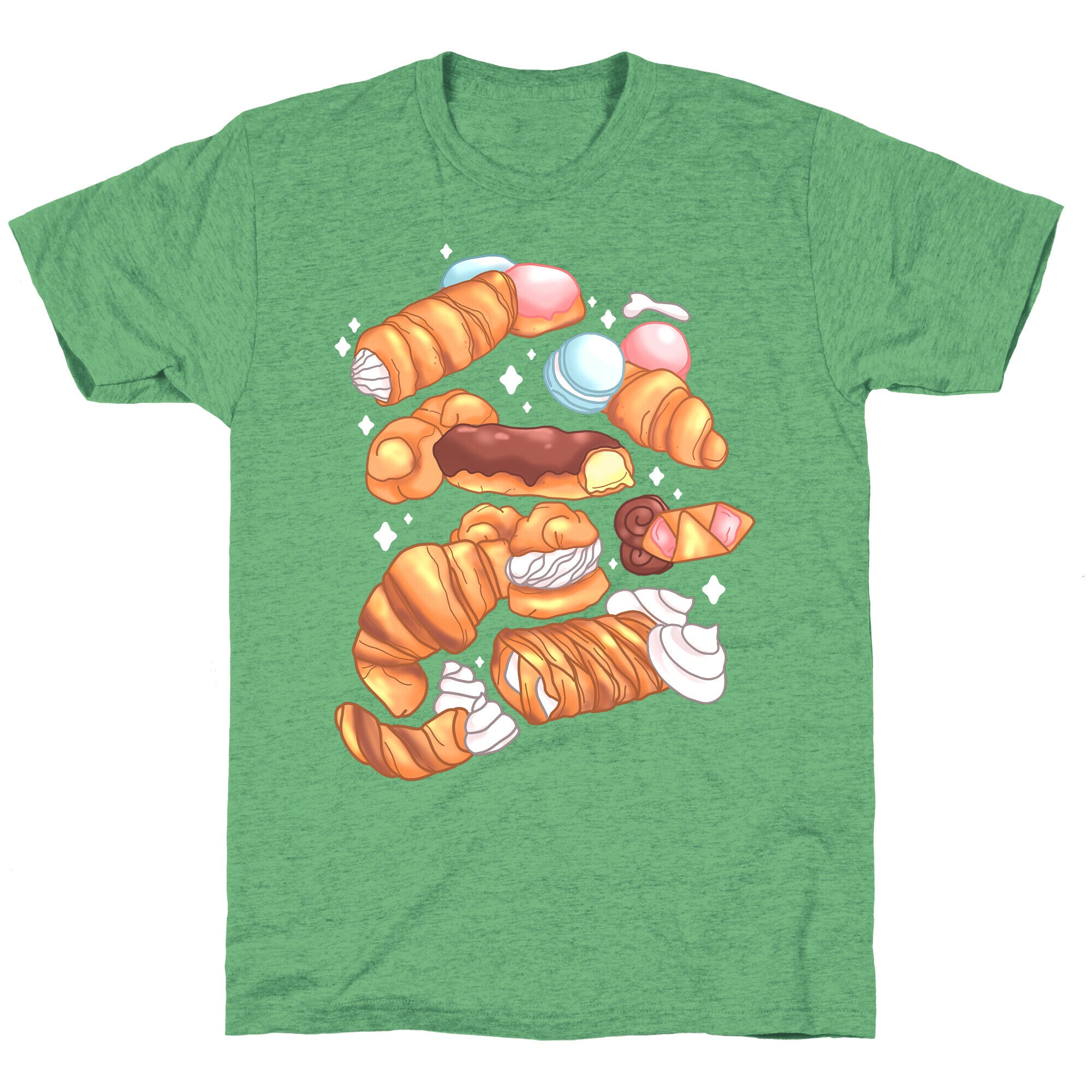 Penis Pastries Pattern Unisex Triblend Tee