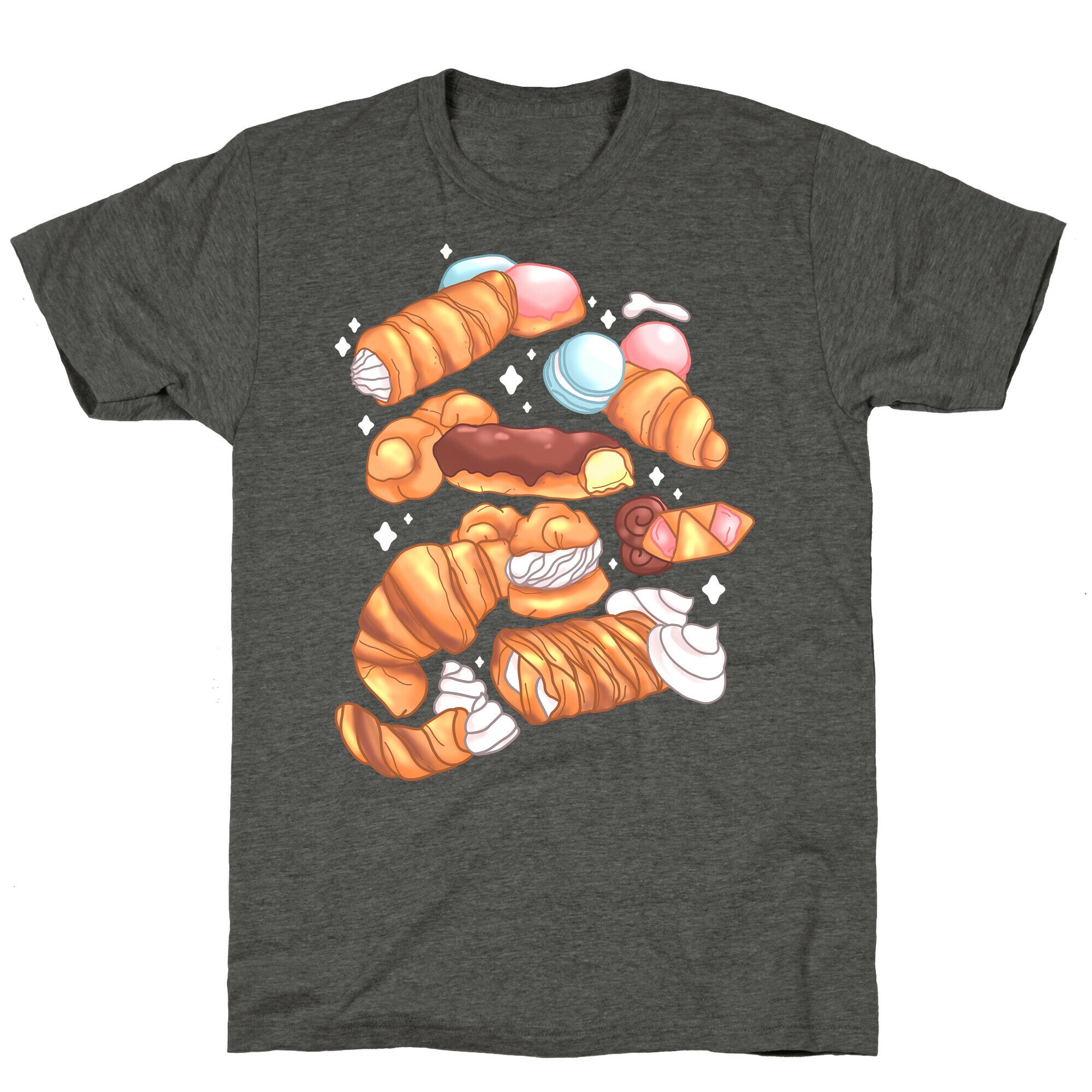 Penis Pastries Pattern Unisex Triblend Tee