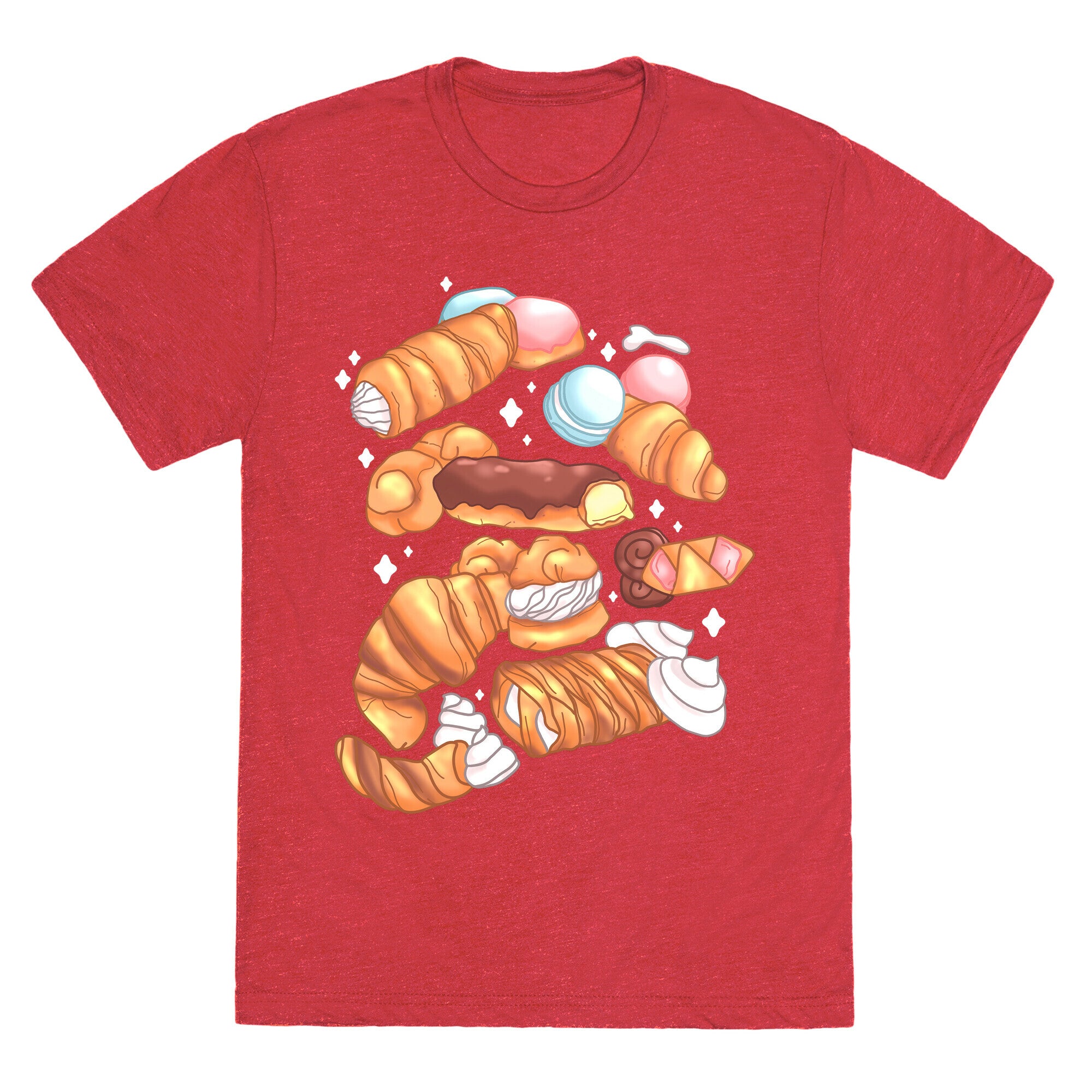 Penis Pastries Pattern Unisex Triblend Tee