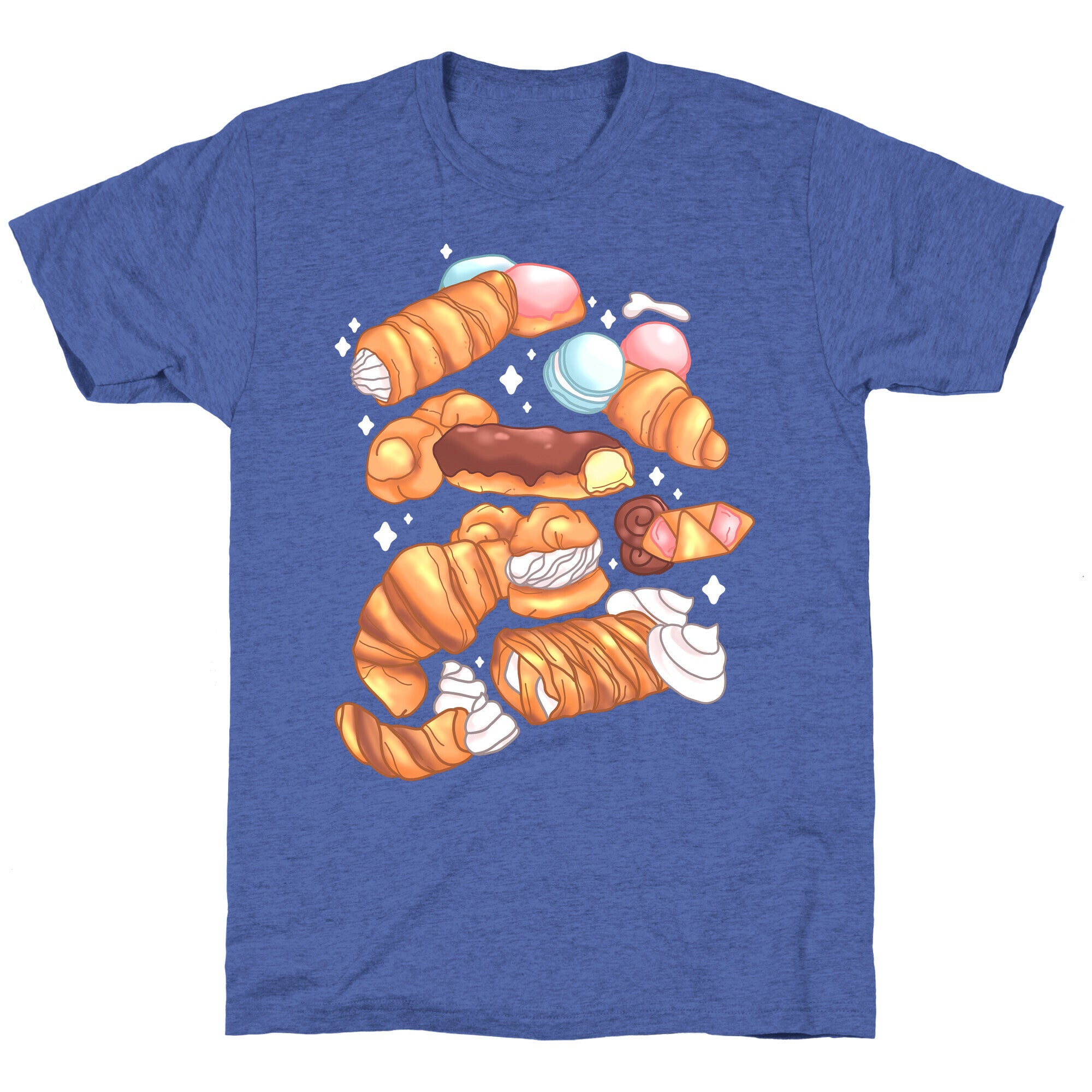 Penis Pastries Pattern Unisex Triblend Tee