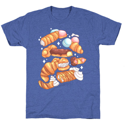 Penis Pastries Pattern Unisex Triblend Tee