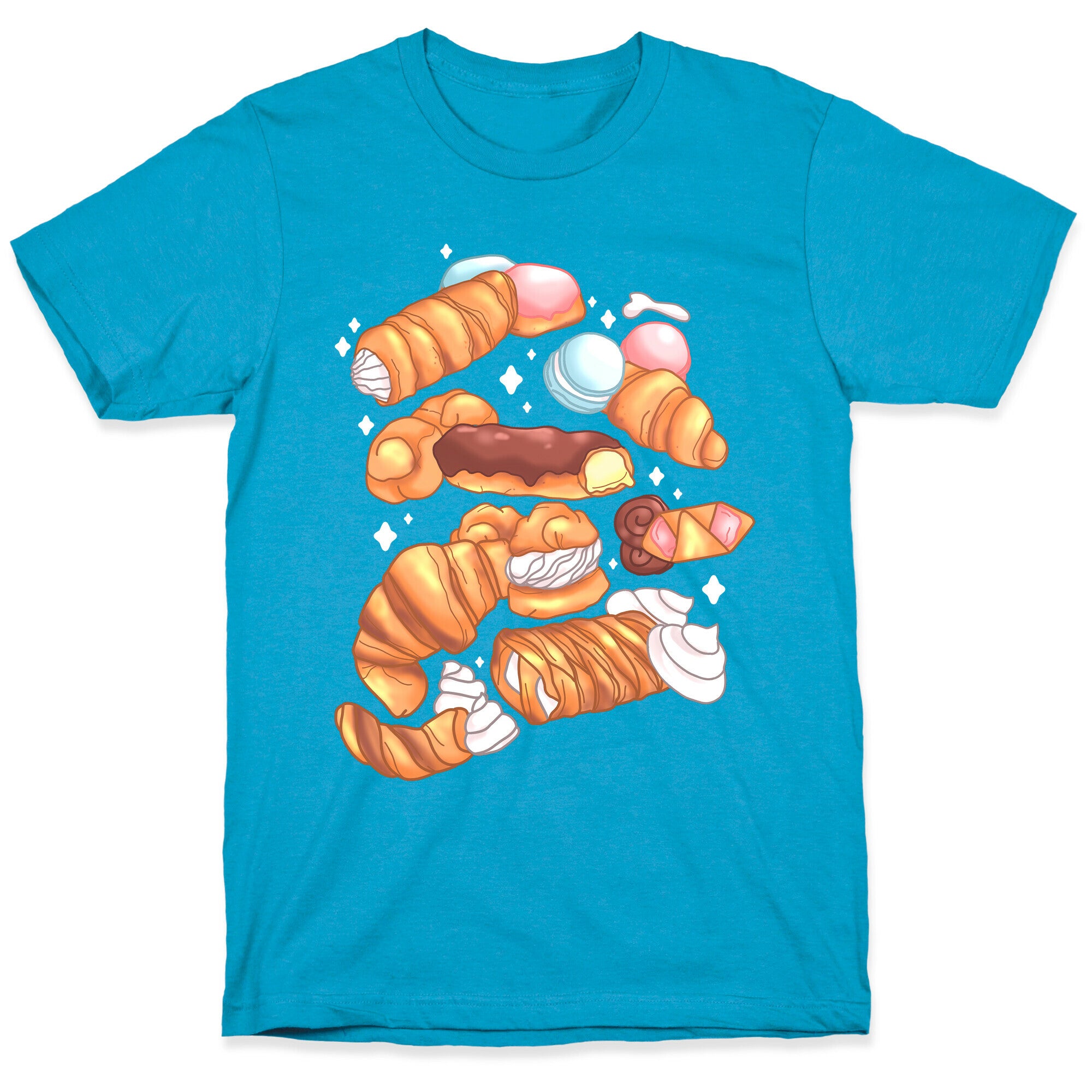 Penis Pastries Pattern Unisex Triblend Tee