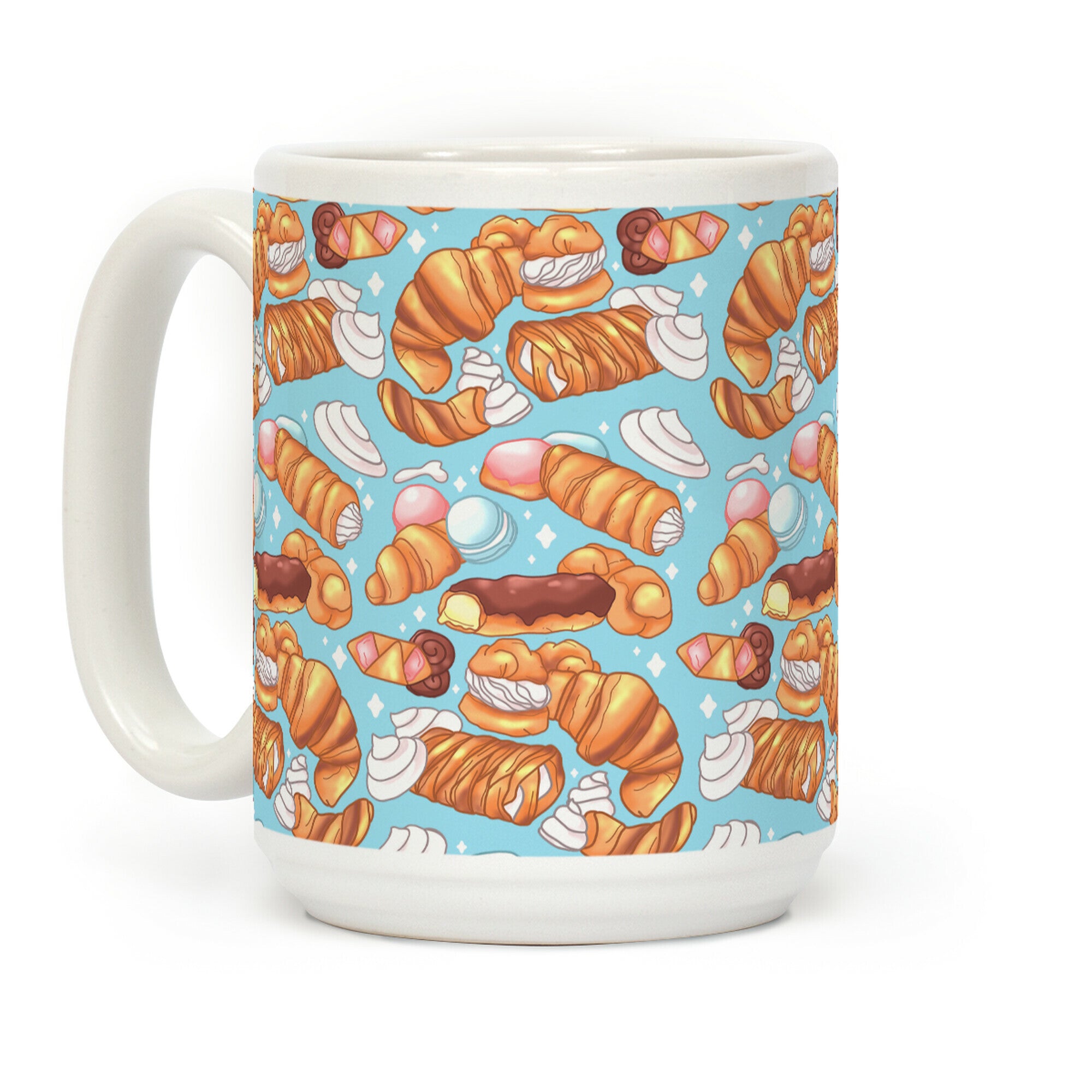 Penis Pastries Pattern Coffee Mug