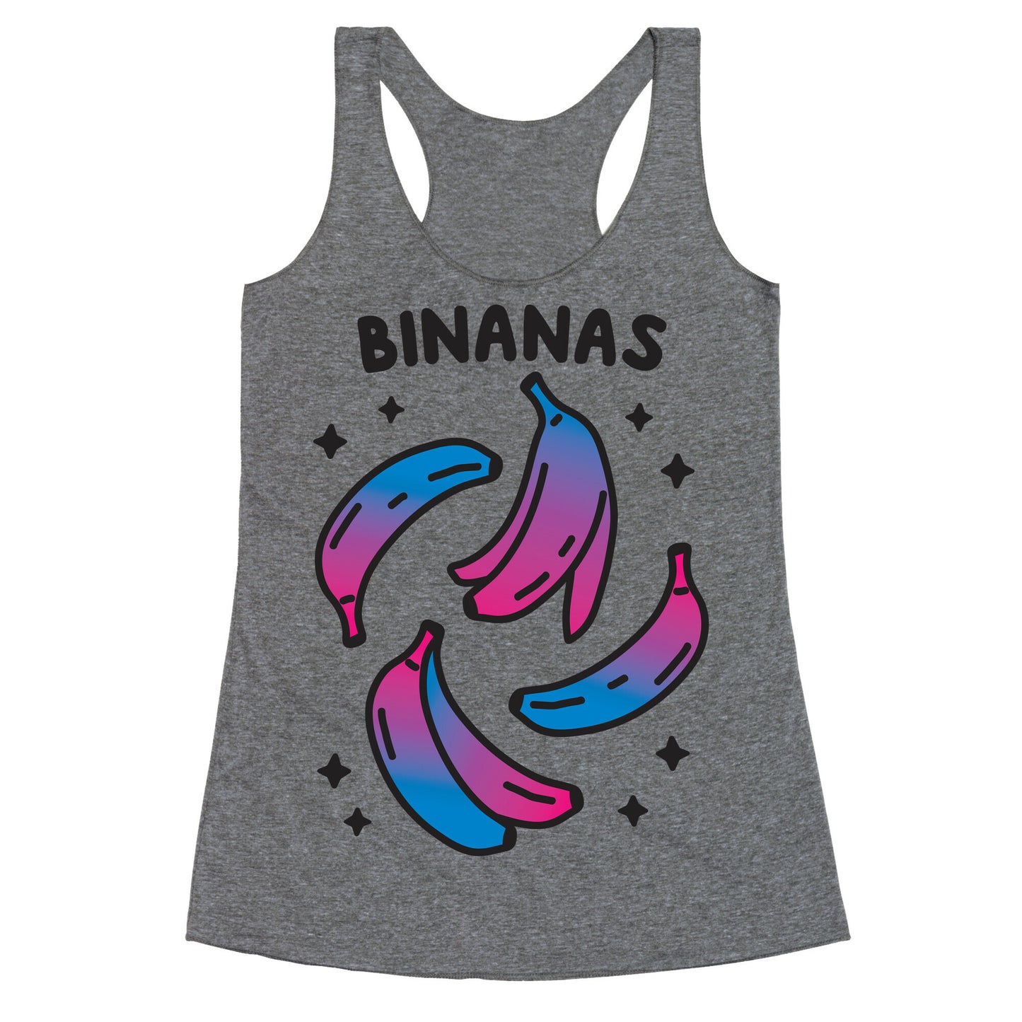 Binanas - Bisexual Bananas Racerback Tank
