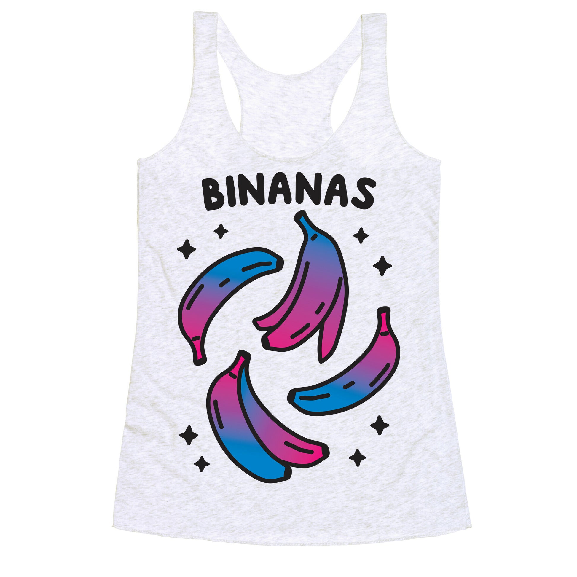 Binanas - Bisexual Bananas Racerback Tank