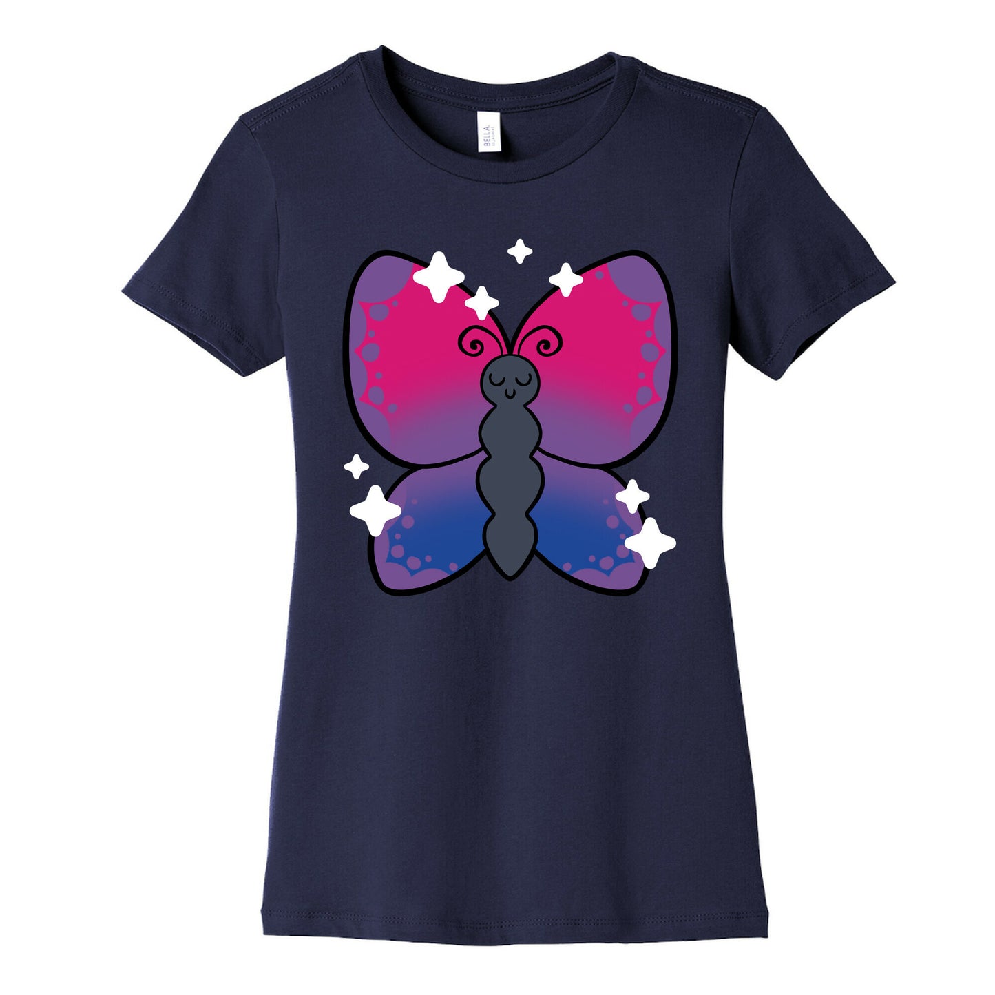 Bisexual Butterfly Women's Cotton Tee