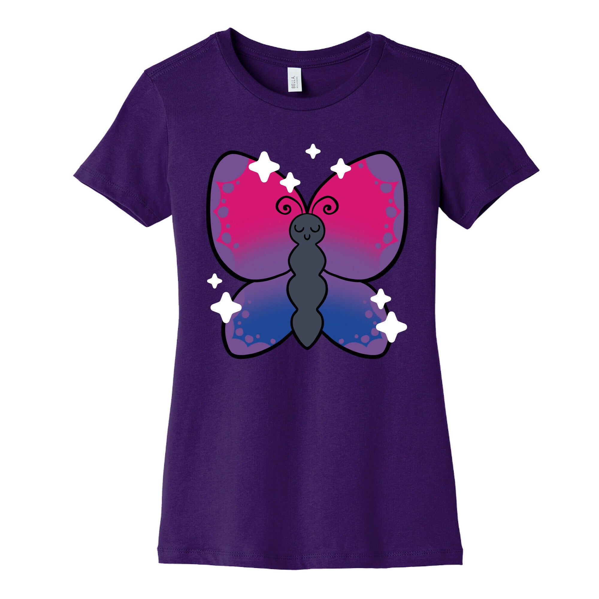 Bisexual Butterfly Women's Cotton Tee