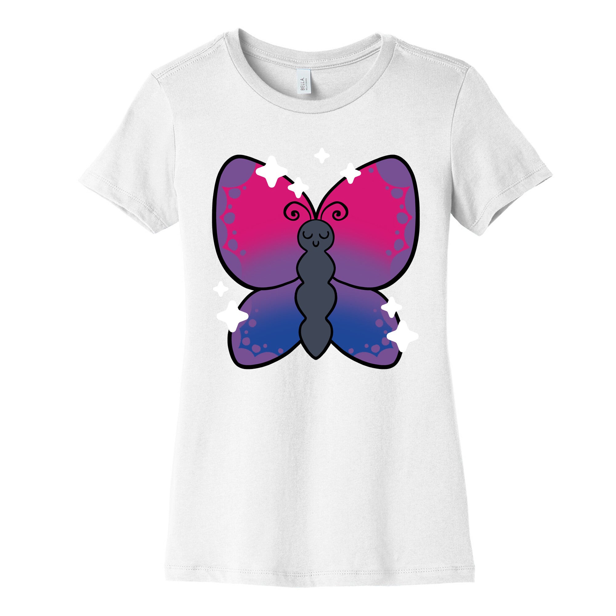 Bisexual Butterfly Women's Cotton Tee