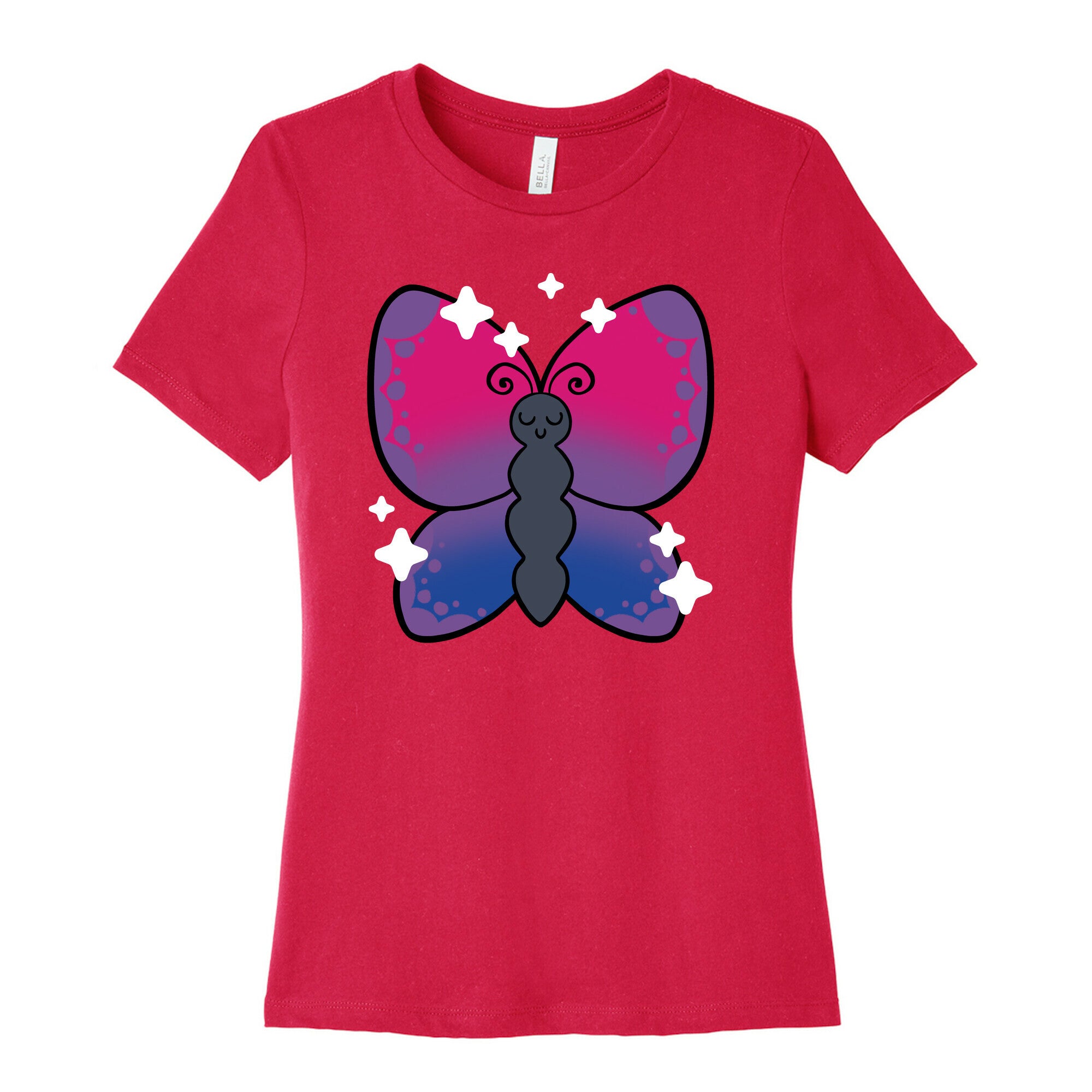 Bisexual Butterfly Women's Cotton Tee