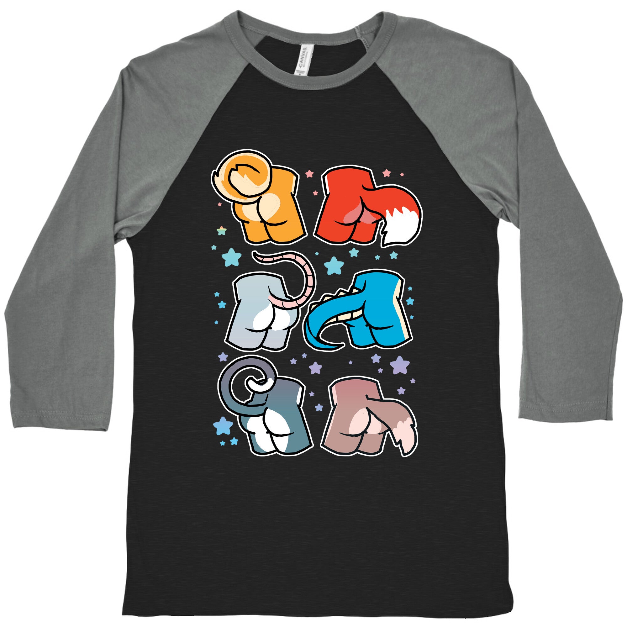 Assorted Furry Butts Baseball Tee