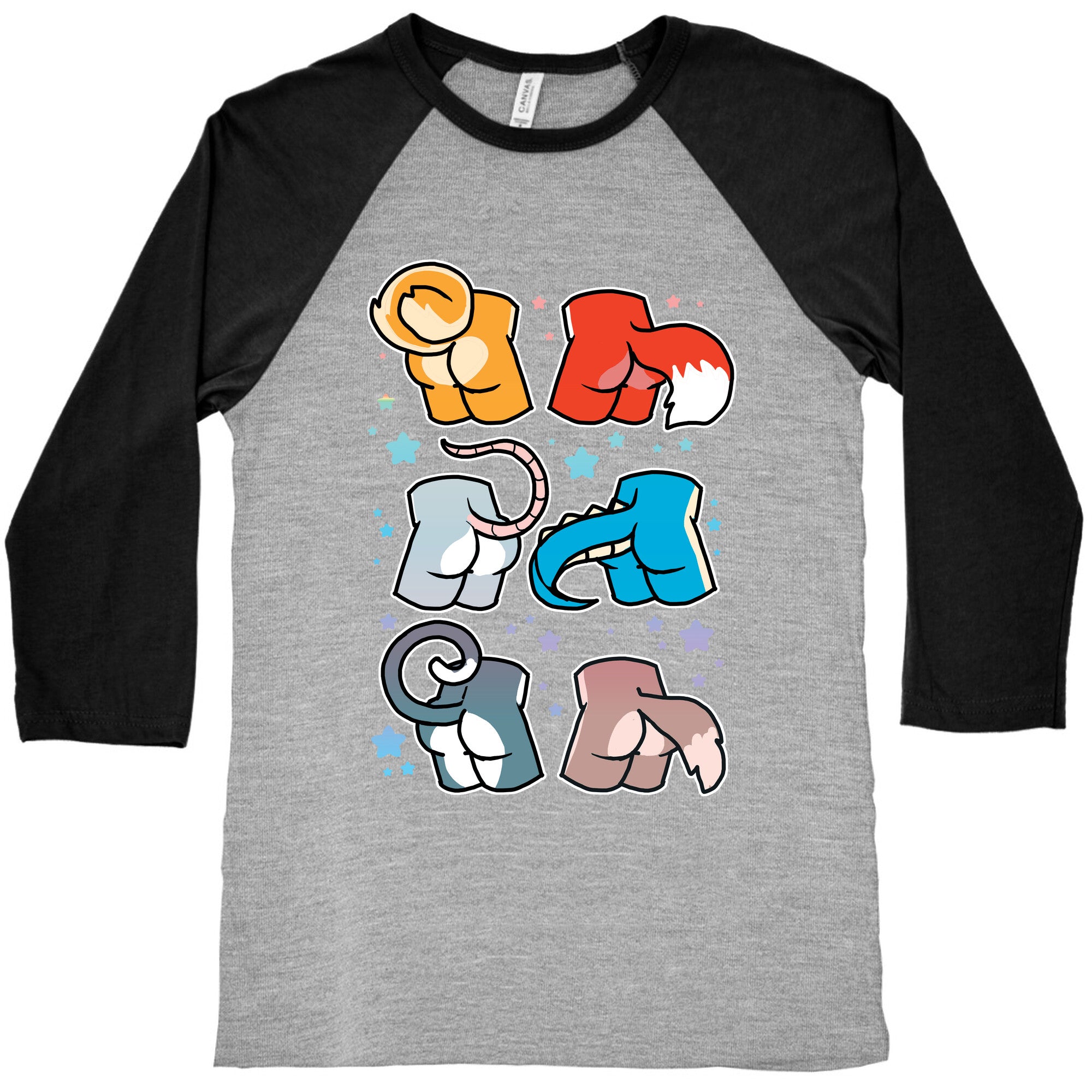 Assorted Furry Butts Baseball Tee