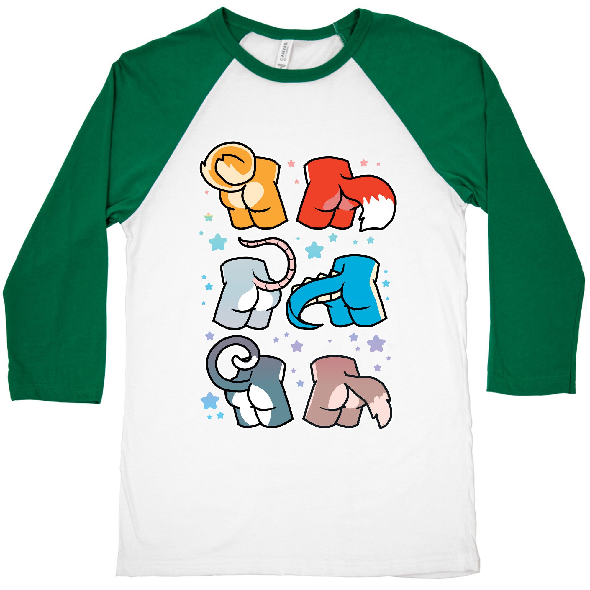 Assorted Furry Butts Baseball Tee