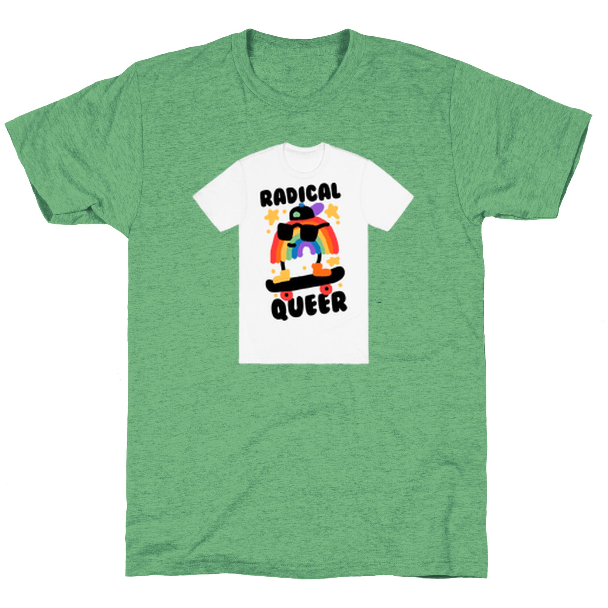 Radical Queer Rainbow Unisex Triblend Tee